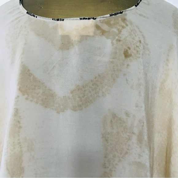 LAURA SIEGEL Handcrafted SLOUCHY Bohemian SILK BLOUSE Medium - Picture 4 of 14